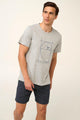 22680 105 VAMP ΑΝΔΡΙΚ. ΠΥΤΖΑΜΑ χρώμα: GRAY MELANGE