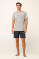 22680 105 VAMP ΑΝΔΡΙΚ. ΠΥΤΖΑΜΑ χρώμα: GRAY MELANGE