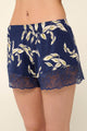22823 830 VAMP ΓΥΝ. CHEEKY SHORT ΣΟΡΤΣΑΚΙ χρώμα:BLUE CAVERN