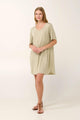22886 882 VAMP ΓΥΝ. ΦΟΡΕΜΑ χρώμα:BEIGE SPRAY BLUE INFINITIT