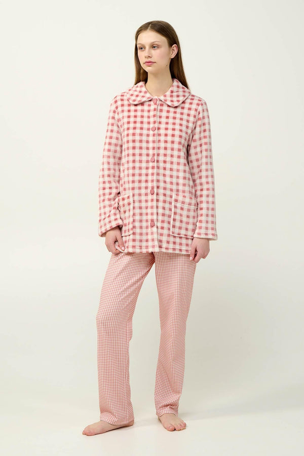 23323 609 VAMP ΓΥΝ. ΖΑΚΕΤΑ χρώμα:PINK TAN