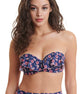 23351 ERKA MARE ΓΥΝ. ΜΑΓΙΩ ΣΟΥΤΙΕΝ Strapless pink daisy ΧΡΩΜΑ: ΜΠΛΕ