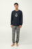 23641 102 VAMP ΑΝΔΡΙΚ. ΠΥΤΖΑΜΑ χρώμα:DARK GRAY