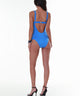 24058189 25 BLUE POINT ΓΥΝ. ΜΑΓΙΩ FASHION SOLIDS ONE PIECE ΟΛΟΣΩΜΟ χρώμα: ΣΙΕΛ