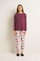 25069 176 VAMP ΓΥΝ. ΠΥΤΖΑΜΑ χρώμα: MAUVE MISTY