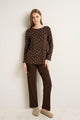 25049 953 VAMP ΓΥΝ. ΠΥΤΖΑΜΑ χρώμα: BROWN MUSE