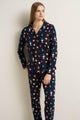 25601 180 VAMP ΓΥΝ. ΠΥΤΖΑΜΑ χρώμα:BLUE