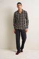 25681 102 VAMP ΑΝΔΡΙΚ. ΠΥΤΖΑΜΑ χρώμα:DARK GRAY