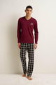 25683 885 VAMP ΑΝΔΡΙΚ. ΠΥΤΖΑΜΑ χρώμα:RED WINDSOR