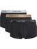 000NB2589A GF0 MICROFIBER STRETCH LOW RISE TRUNK 3PK CALVIN KLEIN ΑΝΔΡΙΚ. ΕΣΩΡΟΥΧΟ ΜΠOΞΕΡ 3 PACK Σετ 3 TEM ΜΑΥΡΑ ΜΕ ΦΑΡΔΥ ΛΑΣΤΙΧΟ ΜΑΥΡΟ, ΚΑΦΕ, ΓΚΡΙ ΜΠΕΖ