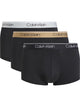 000NB2589A GF0 MICROFIBER STRETCH LOW RISE TRUNK 3PK CALVIN KLEIN ΑΝΔΡΙΚ. ΕΣΩΡΟΥΧΟ ΜΠOΞΕΡ 3 PACK Σετ 3 TEM ΜΑΥΡΑ ΜΕ ΦΑΡΔΥ ΛΑΣΤΙΧΟ ΜΑΥΡΟ, ΚΑΦΕ, ΓΚΡΙ ΜΠΕΖ