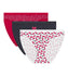 D4C17 P3Q083USHH DIM LES POCKETS COTON STRETCH CONFORT ΓΥΝ. ΕΣΩΡΟΥΧΟ ΣΛΙΠ ΣΕΤ 3 ΤΕΜΑΧΙΩΝ, χρώμα: 1 ΚΟΚΚΙΝΟ ΕΜΠΡΙΜΕ, 1 ΜΑΥΡΟ , 1 ΚΟΚΚΙΝΟ ΕΜΠΡΙΜΕ
