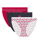 D4C17 P3Q083USHH DIM LES POCKETS COTON STRETCH CONFORT ΓΥΝ. ΕΣΩΡΟΥΧΟ ΣΛΙΠ ΣΕΤ 3 ΤΕΜΑΧΙΩΝ, χρώμα: 1 ΚΟΚΚΙΝΟ ΕΜΠΡΙΜΕ, 1 ΜΑΥΡΟ , 1 ΚΟΚΚΙΝΟ ΕΜΠΡΙΜΕ