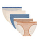 D4C17 E5Α08435GD DIM LES POCKETS COTON STRETCH CONFORT ΓΥΝ. ΕΣΩΡΟΥΧΟ ΣΛΙΠ ΣΕΤ 5 ΤΕΜΑΧΙΩΝ, χρώμα: 1 ΚΑΦΕ ΡΙΓΑ, 1 ΕΚΑΪ ΡΙΓΑ, 1 ΓΑΛΑΖΙΟ, 1 ΜΠΕΖ ΑΝΟΙΚΤΟ, 1 ΜΠΕΖ ΡΙΓΑ ΚΑΦΕ ΡΙΓΑ- ΕΚΑΪ ΡΙΓΑ- ΓΑΛΑΖΙΟ- ΜΠΕΖ ΑΝΟΙΚΤΟ- ΜΠΕΖ ΡΙΓΑ