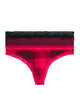 000QD5151E I24 CALVIN KLEIN ΓΥΝ. ΕΣΩΡΟΥΧΟ STRING ΔΑΝΤΕΛΑ 3 ΤΕΜ. ΚΟΚΚΙΝΟ