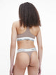 000QF7050E 5R4 THANG CALVIN KLEIN ΓΥΝ. ΕΣΩΡΟΥΧΟ STRING ΜΠΕΖ-ΚΑΦΕ ΜΠΕΖ ΚΑΦΕ
