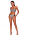 24065060 01 BLUE POINT ΓΥΝ. ΜΑΓΙΩ LEOPARD QUEEN SILVER ΣΛΙΠ χρώμα:ΛΕΥΚΟ