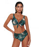 24065063 26 BLUE POINT ΓΥΝ. ΜΑΓΙΩ LEOPARD QUEEN SILVER ΣΛΙΠ χρώμα:ΠΡΑΣΙΝΟ