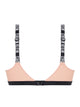 000QF 7659 TD9 CALVIN KLEIN  ΓΥΝ. ΣΤΗΘΟΔΕΣΜΟΣ push-up cups με ενίσχυση, χρώμα: ΣΟΜΟΝ