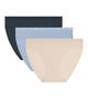 D4H00 DIM LES POCKETS COTON STRETCH CONFORT ΓΥΝ. ΕΣΩΡΟΥΧΟ ΣΛΙΠ ΣΕΤ 3 ΤΕΜΑΧΙΩΝ, ΜΟΝΟΧΡΩΜΑ 1 ΕΚΡΟΥ, 1 ΣΙΕΛ. , 1 ΓΚΡΙ ΣΚΟΥΡΟ ΕΚΡΟΥ- ΣΙΕΛ.- ΓΚΡΙ ΣΚΟΥΡΟ