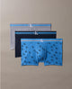 LV00NB4636 NKM COTTON STRETCH 3PK CALVIN KLEIN ΑΝΔΡΙΚ. ΜΠΟΞΕΡ 3 PACK Σετ 3 TEM ICON LOGO GRAPHIC, χρώματα: 1 ΜΑΥΡO, 1 ΜΠΛΕ ΣΙΕΛ, 1 ΓΚΡΙ ΜΕ ΙΔΙΑ ΧΡΩΜΑΤΑ ΣΤΑ ΛΑΣΤΙΧΑ
