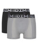 D01Ν1 9LU DIM ΑΝΔΡΙΚ. ΕΣΩΡΟΥΧΟ BOXER 89% COTTON-11% ELASTAN 3DFLEX ΣΕΤ 2 TEM χρώματα: ΜΑΥΡΟ, ΓΚΡΙ ΜΕ ΛΟΓΟΤΥΠΟ DIM ΣΤΟ ΦΑΡΔΥ ΛΑΣΤΙΧΟ ΜΕ ΦΟΝΤΟ ΜΑΥΡΟ ΜΑΥΡΟ ΓΚΡΙ