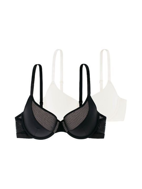 VD001797ME019-2X0018 ASS CUP C DORINA LUCA ΓΥΝ. ΣΤΗΘΟΔΕΣΜΟΣ 2PCS PACL LU SET 2 TEM. χρώμα: 1 ΜΑΥΡΟ, 1 ΙΒΟΥΑΡ