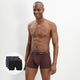 D6596 B3C DIM ΑΝΔΡΙΚ. ΕΣΩΡΟΥΧΟ BOXER COTTON STRETCH ΣΕΤ 3 TEM χρώματα: ΜΠΟΡΝΤΩ, ΛΑΔΙ, ΕΚΑΪ  ΜΕ ΛΟΓΟΤΥΠΟ DIM ΣΤΟ ΦΑΡΔΥ ΛΑΣΤΙΧΟ ΜΕ ΦΟΝΤΟ ΜΑΥΡΟ ΜΠΟΡΝΤΩ ΛΑΔΙ ΕΚΑΪ