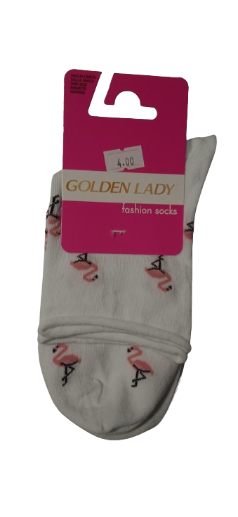 154V CALΖINO MINICALZ. FLAMINGO 098A BIANCO GOLDEN LADY ΓΥΝ. ΚΑΛΤΣΑ ΚΑΛΤΣΑΚΙ ONE SIZE χρώμα:ΛΕΥΚΟ