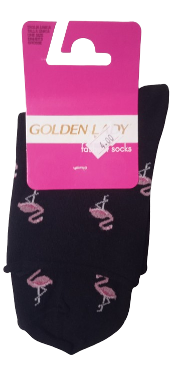 154V CALΖINO MINICALZ. FLAMINGO 099A NERO GOLDEN LADY ΓΥΝ. ΚΑΛΤΣΑ ΚΑΛΤΣΑΚΙ ONE SIZE χρώμα:ΜΑΥΡΟ