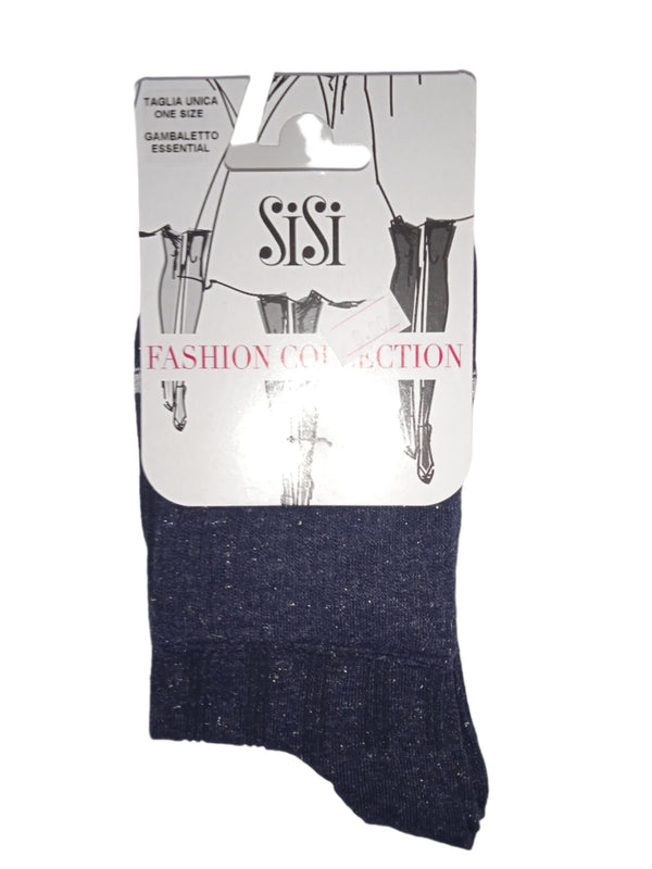 1803SI SI SISI 0170 BLUE ARGENTO GAMB. ESSENTIAL UNICA-ONE SIZE ΓΥΝ. ΚΑΛΤΣΑ χρώμα:ΜΠΛΕ