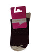 155N NN FASHION SHOCS CALC. LOVELY UNICA ONE SIZE B74A BORDEAUX GOLDEN LADY ΓΥΝ. ΚΑΛTΣΑ χρώμα:ΜΠΟΡΝΤΩ