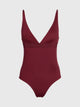 KW0KW02137 PLUNGE ONE PIECE CALVIN KLEIN ΓΥΝ. ΜΑΓΙΩ ΟΛΟΣΩΜΟ ΜΠΟΡΝΤΩ