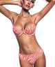 23066041 20 BLUE POINT ΓΥΝ. ΜΑΓΙΩ ΣOYTIEN 'SOLAR' ANIMAL PRINT PUSH UP ΤΡΙΓΩΝΙΚΟ ΜΠΙΚΙΝΙ ΤΟΠ χρώμα:ΚΟΡΑΛΛΙ