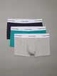 LV00NB4389 VR1 ICON COTTON STRETCH 3PK CALVIN KLEIN ΑΝΔΡΙΚ. ΜΠΟΞΕΡ 3 PACK Σετ 3 TEM classic Fit  100% ΒΑΜΒΑΚΙ, χρώματα: ΜΑΥΡΟ, ΓΚΡΙ, ΠΡΑΣΙΝΟ ΜΕ ΛΕΥΚΑ ΦΑΡΔΕΙΑ ΛΑΣΤΙΧΑΓΚΡΙ (Copy) ΜΑΥΡΟ-ΓΚΡΙ-ΒΕΡΑΜΑΝ