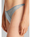 LV00QF8093 ECCI CALVIN KLEIN ΓΥΝ. ΣΛΙΠ THONG χρώμα: ΓΚΡΙ-ΜΠΛΕ