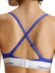 000QF5650E FTP CALVIN KLEIN ΓΥΝ. ΣΤΗΘΟΔΕΣΜΟΣ BRALETTE LGHT LINED TRIANGLE χρώμα: ΜΠΛΕ-ΜΩΒ