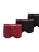 000NB3055A Ι1Ζ LOW RISE TRUNK 3PK,  CALVIN KLEIN ΑΝΔΡΙΚ. ΕΣΩΡΟΥΧΟ ΜΠOΞΕΡ 3 PACK Σετ 3 TEM 2 ΜΑΥΡΟ, 1 ΚΟΚΚΙΝΟ