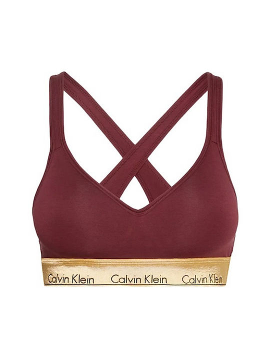 000QF7786E CALVIN KLEIN  ΓΥΝ. ΣΤΗΘΟΔΕΣΜΟΣ BRALETTE LIFT ΜΠΟΥΣΤΟ χρώμα: ΜΠΟΡΝΤΟ ΜΠΟΡΝΤΩ