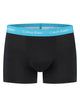 0000U2662G N22 TRUNK 3PK CALVIN KLEIN ΑΝΔΡΙΚ. ΕΣΩΡΟΥΧΟ ΜΠOΞΕΡ 3 PACK Σετ 3 TEM ΜΑΥΡA, ΜΕ  ΛΟΓΟΤΥΠΟ ΛΕΥΚΟ ΣΤΑ ΦΑΡΔΕΙΑ ΛΑΣΤΙΧΑ ΧΡΩΜΑΤΟΣ ΘΑΛΑΣΣΙ, ΓΚΡΙ, ΠΡΑΣΙΝΟ ΜΑΥΡΟ