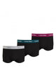 0000U2664G MXB LOW RISE TRUNK 3PK CALVIN KLEIN ΑΝΔΡΙΚ. ΕΣΩΡΟΥΧΟ ΜΠOΞΕΡ 3 PACK Σετ 3 TEM classic Fit 1  ΜΑΥΡΑ ΜΕ ΛΟΓΟΤΥΠΟ ΛΕΥΚΟ ΣΕ ΦΟΝΤΟ ΓΚΡΙ, ΠΡΑΣΙΝΟ, ΦΟΥΞΙΑ ΣΤΟ ΦΑΡΔΥ ΛΑΣΤΙΧΟ ΜΑΥΡΟ