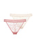 FXST0008LA141-2X0357 ΑΝΙΚΑ DORINA  ΓΥΝ. ΣΛΙΠ string 2 ΤΕΜΑΧΙΩΝ χρώμα: χρώμα:ΕΚΡΟΥ-ΣΟΜΟΝ ΣΚΟΥΡΟ