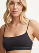 000QF7943E UB1 CALVIN KLEIN  ΓΥΝ. ΣΤΗΘΟΔΕΣΜΟΣ BRALETTE ΜΠΟΥΣΤΟ χρώμα: ΜΑΥΡΟ