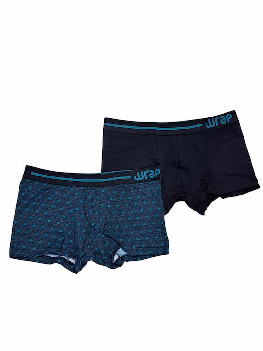 211065 WRAP ΑΝΔΡΙΚ. ΕΣΩΡΟΥΧΟ ΜΠΟΞΕΡ MENSTER BOXER 2P 2 TEM. χρώμα: PETROL