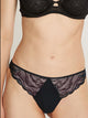 000QF8093E UB1 CALVIN KLEIN ΓΥΝ. ΣΛΙΠ THONG χρώμα: ΜΑΥΡΟ