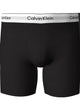 LV00NB4394 OFL COTTON BRIEF Μακρύ 3PK CALVIN KLEIN ΑΝΔΡΙΚ. ΜΠΟΞΕΡ 3 PACK Σετ 3 TEM 100% ΒΑΜΒΑΚΙ, χρώματα: 3 ΜΑΥΡA ΜΕ ΜΑΥΡΑ ΛΑΣΤΙΧΑ ΜΑΥΡΟ