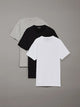 LV00NB4185 MPI  LOW RISE TRUNK 3PK CALVIN KLEIN ΑΝΔΡΙΚ. ΦΑΝΕΛΑ S/S CREW NECK ΚΟΝΤΟΜΑΝΙΚΗ 3 PACK Σετ 3 TEM classic Fit  100% ΒΑΜΒΑΚΙ, χρώματα: ΜΑΥΡΟ, ΛΕΥΚΟ, ΓΚΡΙ ΜΑΥΡΟ - ΛΕΥΚΟ - ΓΚΡΙ