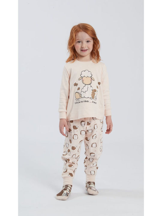 6364HP HAPPY PEOPLE ΠΑΙΔ. ΚΟΡΙΤΣΙΣΤΙΚ. ΠΥΤΖΑΜΑ 1-2, 3-4, 5-6, 7-8, 9-10, 11-12, 13-14 ΡΟΖ-ΣΟΜΟΝ