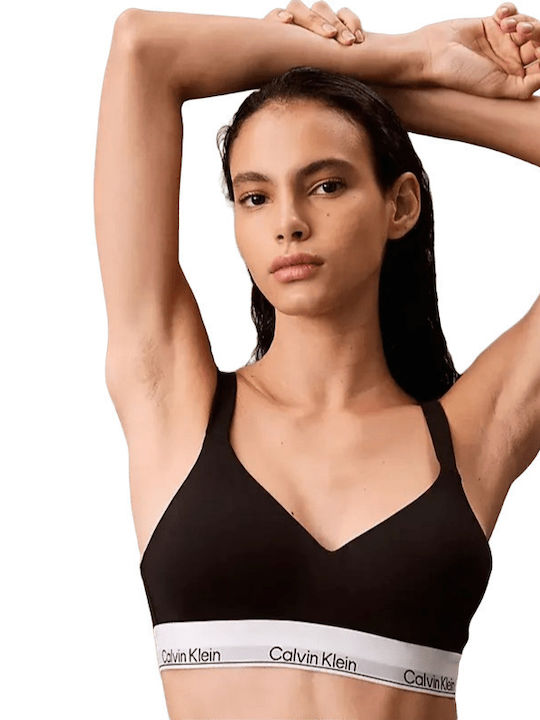 LV00QF8500 UB1 CALVIN KLEIN ΓΥΝ. ΣΤΗΘΟΔΕΣΜΟΣ LIFT BRALETTE χρώμα: ΜΑΥΡΟ
