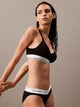 LV00QF8500 UB1 CALVIN KLEIN ΓΥΝ. ΣΤΗΘΟΔΕΣΜΟΣ LIFT BRALETTE χρώμα: ΜΑΥΡΟ